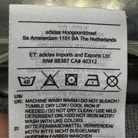 Adidas 3-Stripes Gray Crewneck Sweatshirt | Men’s M - Picture 5 of 7